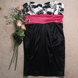 Strapless Semiformal Dress